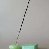 MILK GLASS BUBBLE INCENSE HOLDER