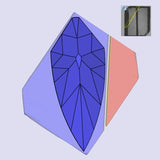 4.03ct | F/VS1 Shield Shape Old Mine Cut Lab Diamond (IGI)