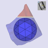 0.81ct | F/VS1 Round Shape Rose Cut Lab Diamond (IGI)