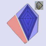 4.26ct | Fancy Vivid Brownish Pink/VS1 Kite Shape Step Cut Lab Diamond (IGI)