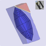 1.81ct | F/VS1 Marquise Shape Step Cut Lab Diamond (IGI)