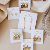 JaxKelly - Gold Hoop - Wide - Gold Earrings