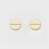 SCREW TOP FLAT BACK STUDS | 14KT GOLD