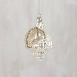GLASS CONCH SHELL ORNAMENT