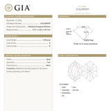 1.48ct 13.51x4.66x3.53mm GIA I2 E Hexagon Brilliant 25910-01