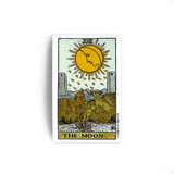 Moon Tarot Card Waterproof Sticker