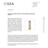 5.03ct 20.40x5.69x4.13mm GIA Type IIa VVS1 Fancy Yellow-Brown Cut Corner Rectangle Step Cut 25954-01