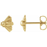 TINY BEE STUDS | 14K
