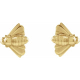 TINY BEE STUDS | 14K