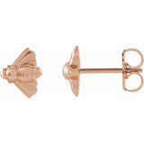 TINY BEE STUDS | 14K