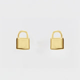 TINY LOCK STUDS | 14K