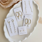 MULTI PEARL DROP DANGLES