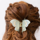 ACETATE LUNAR MOTH HAIR CLAW WITH CRESCENT MOONS