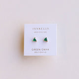 GREEN ONYX EARRINGS