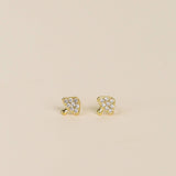 MUSHROOM PAVÉ STUDS