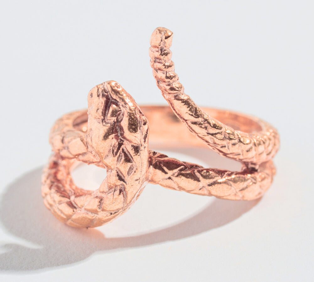 VINTAGE COILED SNAKE RING | STERLING SILVER