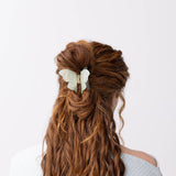 ACETATE LUNAR MOTH HAIR CLAW WITH CRESCENT MOONS