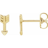 ARROW STUDS | 14K
