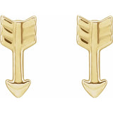 ARROW STUDS | 14K