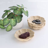 TRAVERTINE SCALLOPED BOWL