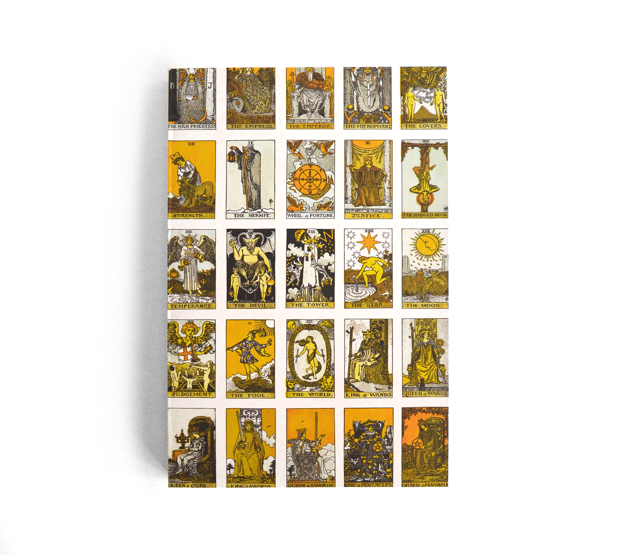 tarot cards binding VINTAGE TAROT CARD EXPOSED BINDING NOTEBOOK