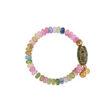 DHARMA ELASTIC BRACELET IN PINK MULTI | CATHERINE PAGE JEWELRY