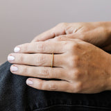 HALF PAVÉ RING