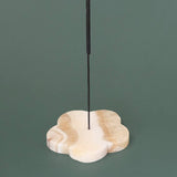 PERUVIAN RHODONITE FLOWER INCENSE BURNER | ETHICALLY MADE