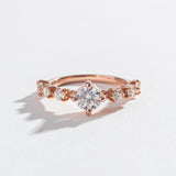 STRING OF STARS ENGAGEMENT RING | 14K GOLD & LAB CREATED DIAMONDS