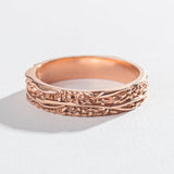 WIDE MATRIX BAND | 14K GOLD