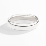CLASSIC HALF ROUND BAND LOW DOME | 14K GOLD