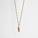 CRYSTAL POINT NUGGET - PENDANT ONLY | 14K GOLD
