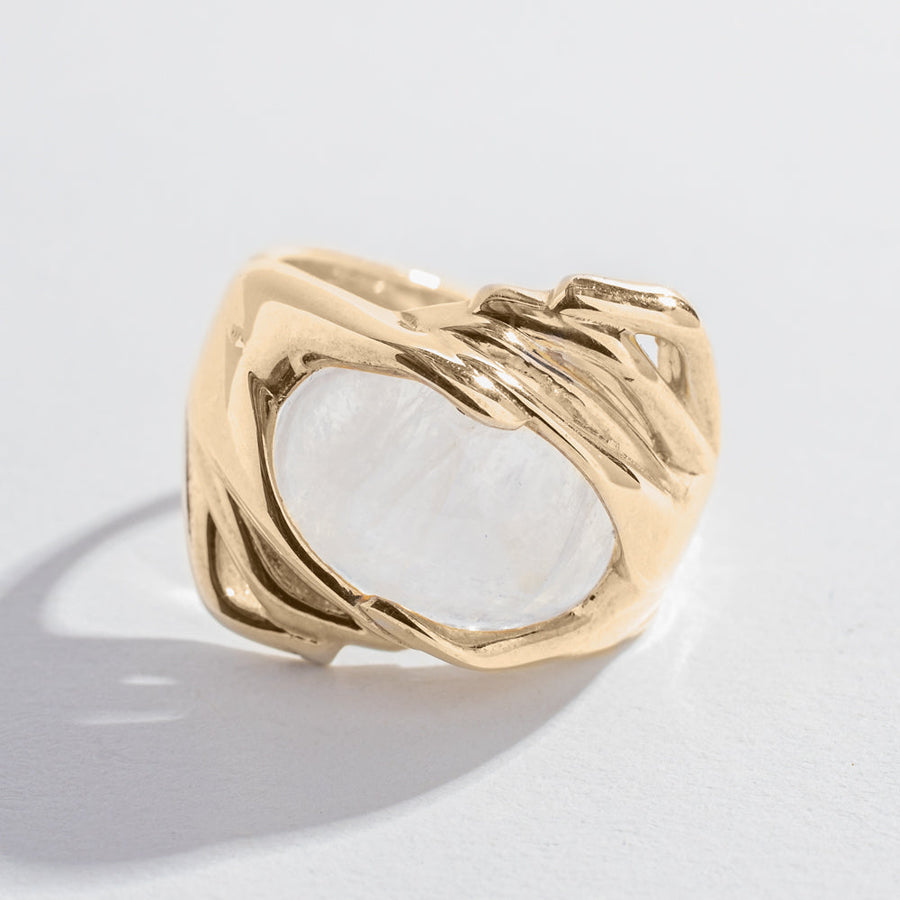 MOON CONNECTION RING | MOONSTONE