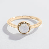 MATRIX HALO RING | MOONSTONE