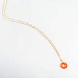 INNER FIRE NECKLACE | CARNELIAN DONUT