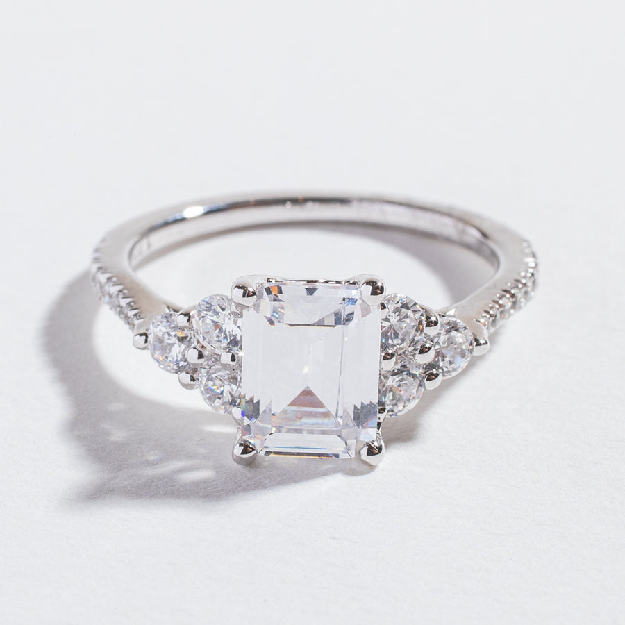 ANORE ENGAGEMENT RING | 14K GOLD | LAB DIAMONDS