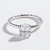 EOS TWIST ENGAGEMENT RING | 14K GOLD | LAB DIAMONDS