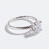 EOS TWIST ENGAGEMENT RING | 14K GOLD | LAB DIAMONDS