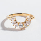 TIARA WEDDING BAND | 14K GOLD | LAB-GROWN DIAMONDS