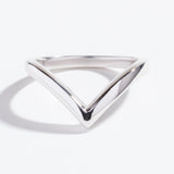 CHEVRON STACKING RING | 14K GOLD