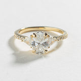 THE OVAL ROMANCE ENGAGEMENT RING