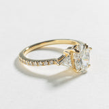 THE OVAL ROMANCE ENGAGEMENT RING