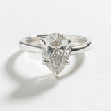 PEAR SOLITAIRE ENGAGEMENT RING