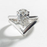 PEAR SOLITAIRE ENGAGEMENT RING