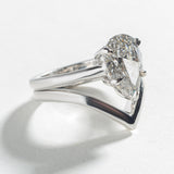 PEAR SOLITAIRE ENGAGEMENT RING