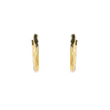 DIAMOND CUT HOOPS