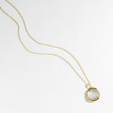 AQUARIUS ZODIAC INTAGLIO NECKLACE