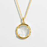 AQUARIUS ZODIAC INTAGLIO NECKLACE