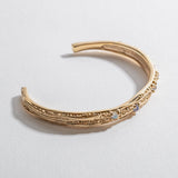 THE DIVINE TESSERA CUFF | MOONSTONE