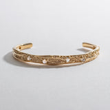 THE DIVINE TESSERA CUFF | MOONSTONE